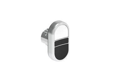 Double-Touch pushbutton white/black