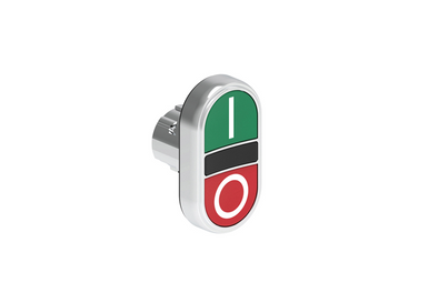 Lovato Electric: Double-Touch Push Button, Flush, Green-I/Red-O - LPSB7123