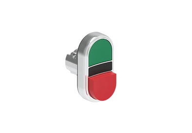 Lovato Electric: Double-Touch Push Button, Flush-Extended, Green/Red - LPSB7213