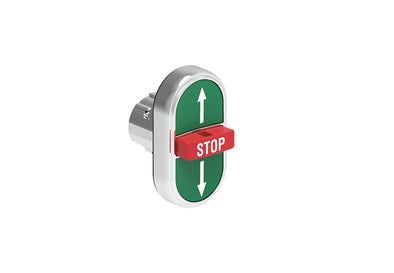 Triple-touch up/stop/down pushbutton
