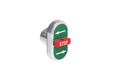 Triple-touch L/Stop/R pushbutton