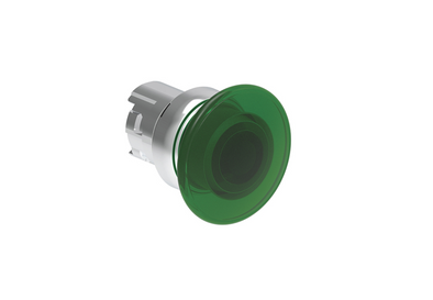 Lovato Electric: Illuminated mushroom head pushbutton actuator, 40mm Green - LPSBL6143
