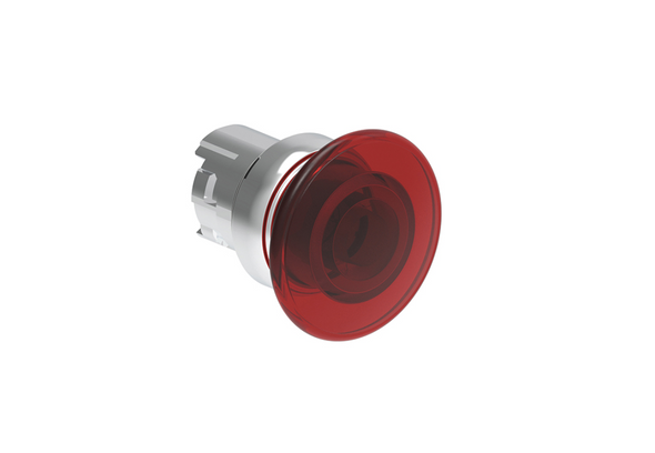 Lovato Electric: Illuminated mushroom head button actuator, Red - LPSBL6144