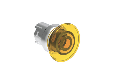 Lovato Electric: Illuminated mushroom head button actuator, Yellow - LPSBL6145