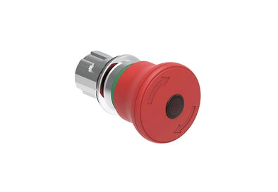 illuminated mushroom actuator red