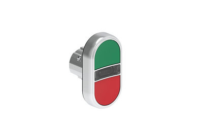 Lovato Electric: Double-Touch Illuminated Push Button, Flush, Green/Red - LPSBL7113