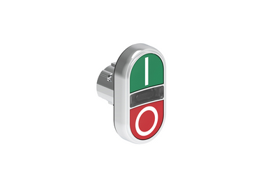Lovato Electric: Double-Touch Illuminated Push Button, Flush, Green-I/Red-O - LPSBL7123