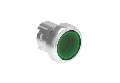 Lovato Electric: Illuminated Push-Push button, Flush, Green - LPSQL103