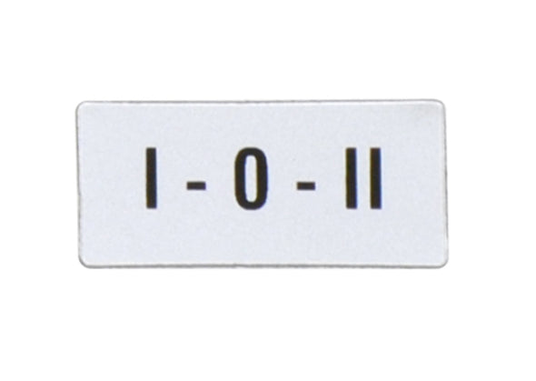 I-O-II Label