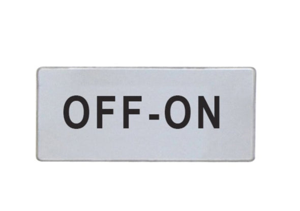 Off-On Label