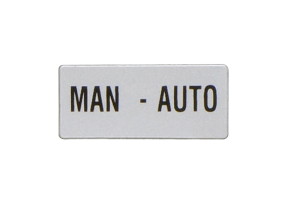 Lovato Electric: Label for Selector Switches "MAN-AUTO" - LPXAGB213