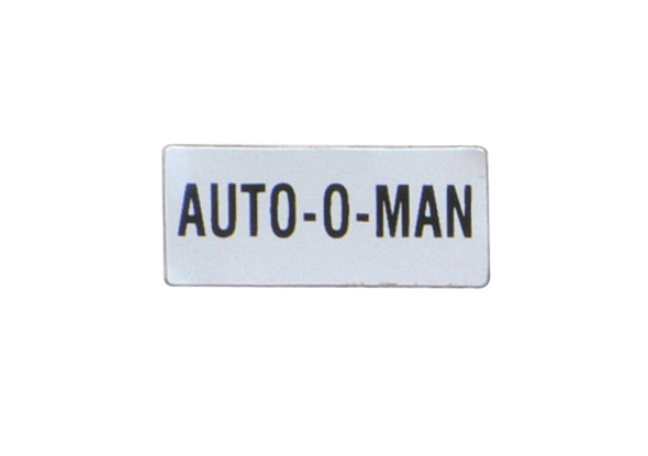 Lovato Electric: Label for Selector Switches "AUTO-0-MAN" - LPXAGB214