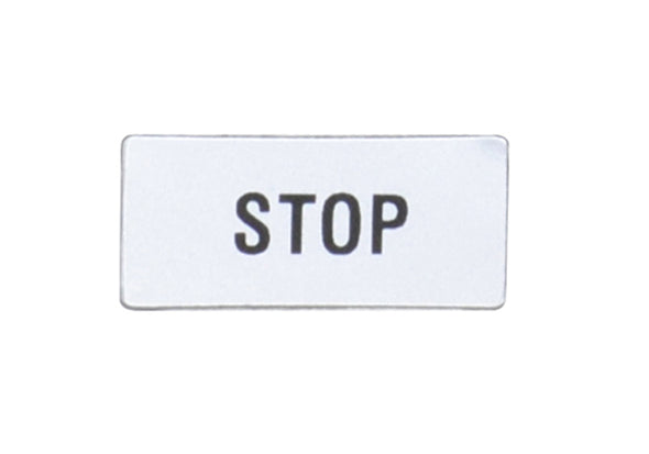 Lovato Electric: General Use Label "STOP" - LPXAGB221
