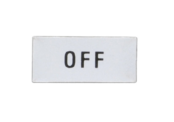 Lovato Electric: General Use Label "OFF" - LPXAGB226