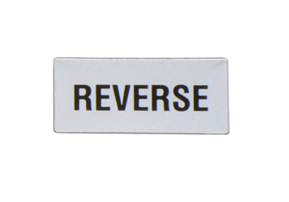 general use "REVERSE" label