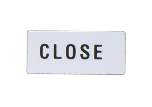 Lovato Electric: General Use Label "CLOSE" - LPXAGB230