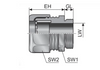 Murrplastik - M-Seal KV M40x1.5 19.0-28.0 Gray Cable Fitting - 84181210 (MOQ 20 pcs)