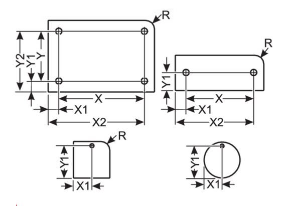 Murrplastik - MM/K 18x9 R2 SK Rectangular Design Labeling - 8608100001 (MOQ 12 pcs)