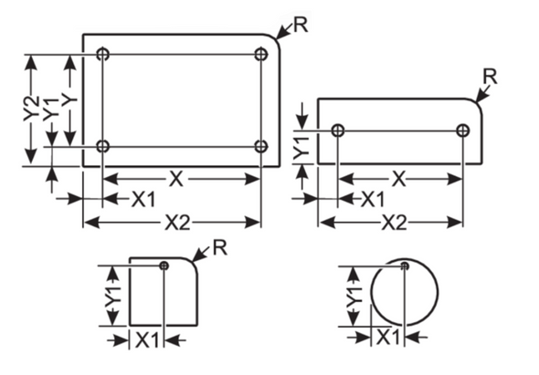 Murrplastik - MM/K 28x9 R2 SK Rectangular Design Labeling - 8608100006 (MOQ 12 pcs)