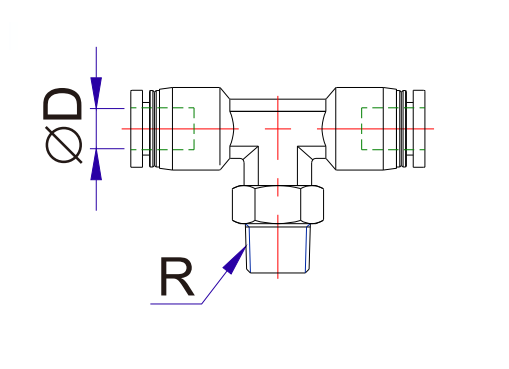 Airtac SUS316: Push to Connect Fitting, Male Connector - X-S6-NPEB5/32-10U (MOQ 10 pcs)