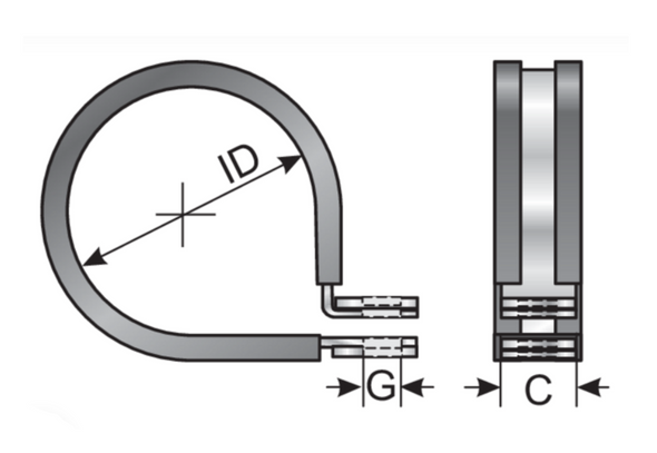 Murrplastik - SSG 11/M5 Conduit Clamp - 83723216 (MOQ 25 pcs)