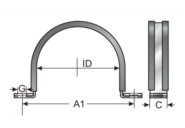 Murrplastik - SSG 07/M5 Conduit Clamp - 83723212 (MOQ 25 pcs)