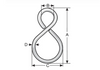 Murrplastik - Nickel-plated S-hook - 86721490