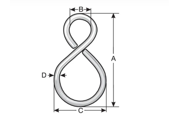 Murrplastik - Nickel-plated S-hook - 86721490