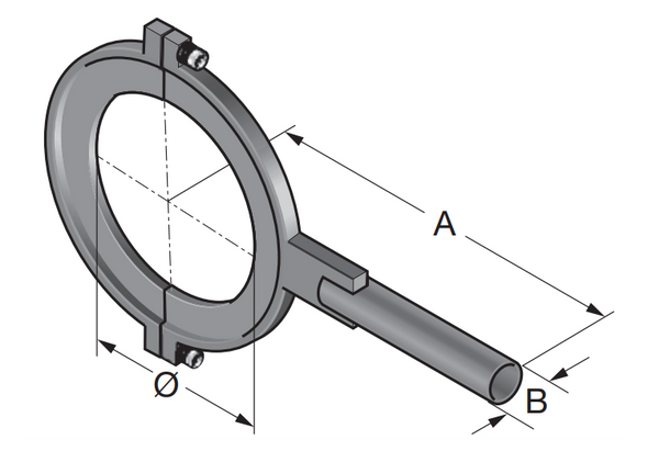 Murrplastik R-SSR wrist support 125-1 tension clamp with pipe 15°- 82952696