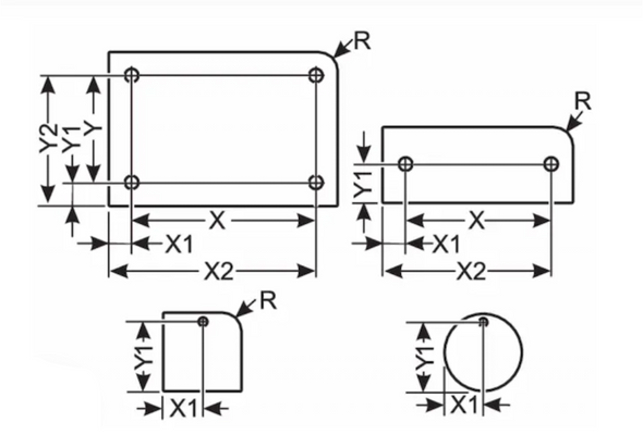 Murrplastik - DM 23x4 HF Rectangular without Radius - 8601206023