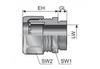 Murrplastik - M-Seal MV Pg 7 3.0-6.5 Metal Cable Fitting - 84201000 (MOQ 50 pcs)