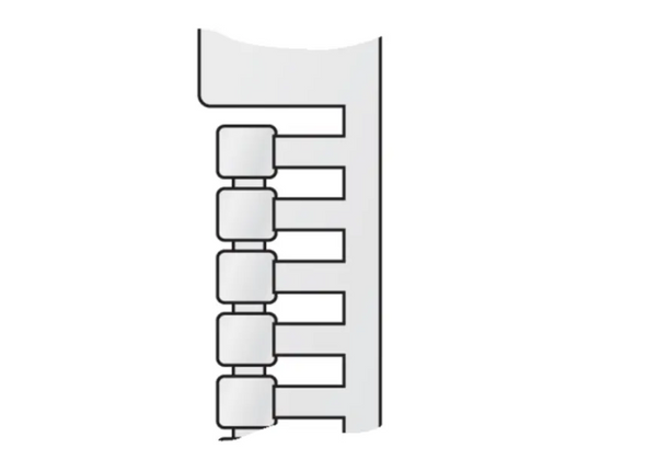 Murrplastik - WGO 5/5-5.1 L Label Plate - 86401870