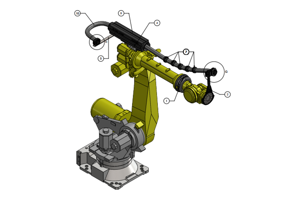 Murrplastik- Fanuc R2000iC/165F Dress Kit - 10.48.421.01 – Trimantec