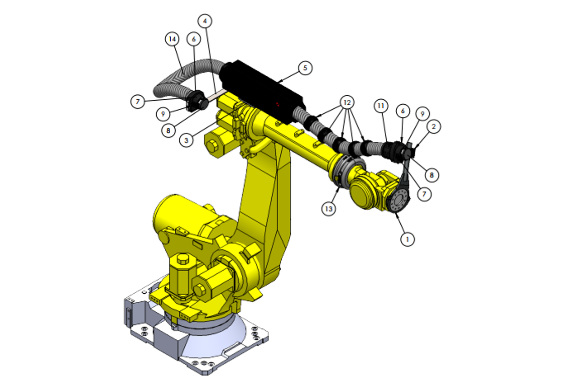Murrplastik- Fanuc R2000iC/165F Dress Kit - 10.70.121.01 – Trimantec