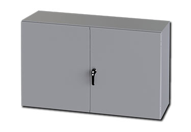 Saginaw Enclosure: Two Door Wall-Mounted Enclosure - SCE-484816WFLP