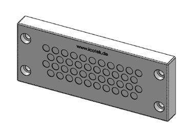 Icotek KEL-DPZ 24|42 gy: Cable Entry Plate - 43715 | Trimantec