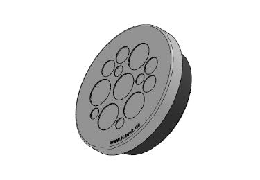 Icotek KEL-DPZ 63|13 gy: Round Cable Entry Plate - 43761