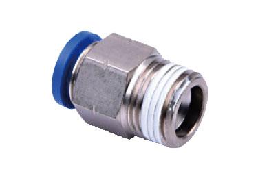 Airtac NPC: Push to Connect Fitting, Male Connector - NPC1/8-U10 (MOQ 10 pcs.)