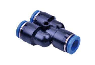 Airtac NPYW: Push to Connect Fitting, Different Diameter Union Y - NPYW1/2-5/16 (MOQ 10 pcs.)