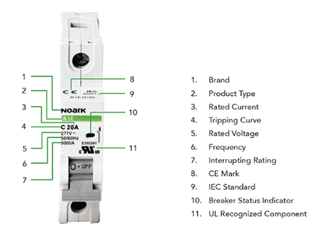 Noark B1E:Supplementary Protectors-B1E2C20