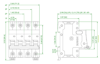 Noark B1E:Supplementary Protectors-B1E1P100