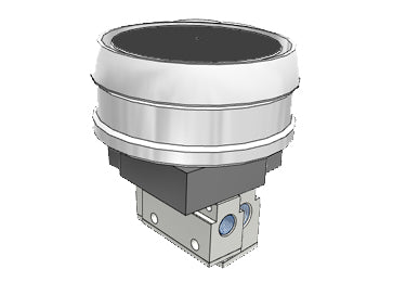 Airtac CM3PMX-08: Manual Valve, 3 Way - CM3PMX08BT