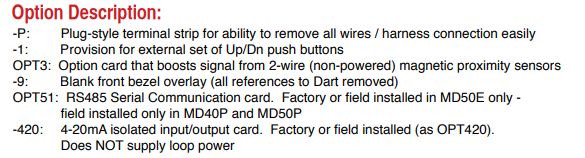 Dart Controls DP4-P