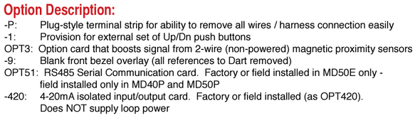 Dart Controls DP4-1