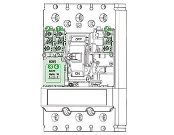 Noark Accessory: Four Conductor Breaker-LTC26NDA