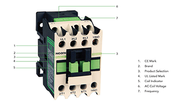 Noark Ex9CDS:Standard IEC Contactor-Ex9CDS25A30G7A – Trimantec