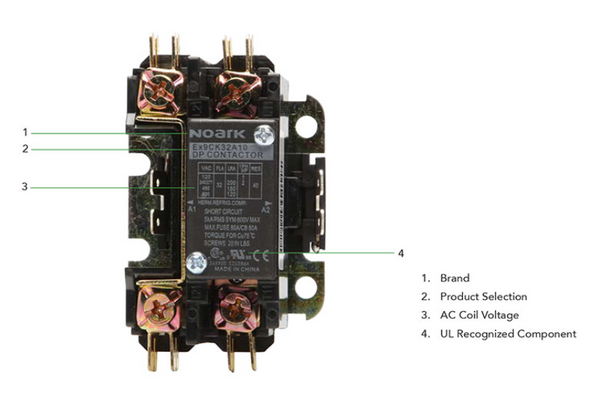 Noark AXF: Screw Connect Auxiliary Contactor €“ AXFD11