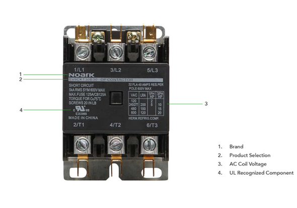 Noark Ex9CKT: Screw Definite Purpose Contactor €“ Ex9CKT20A10B7