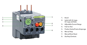 Noark Ex9R:Current Miniature IEC Contactor - Ex9R100B50A