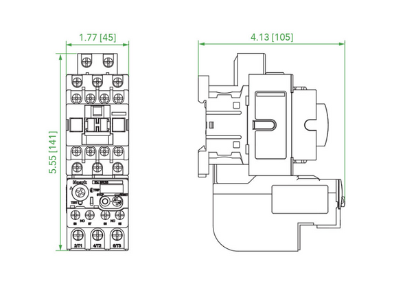 Noark Ex9R:Thermal Overload Relay €“ Ex9R38B8A